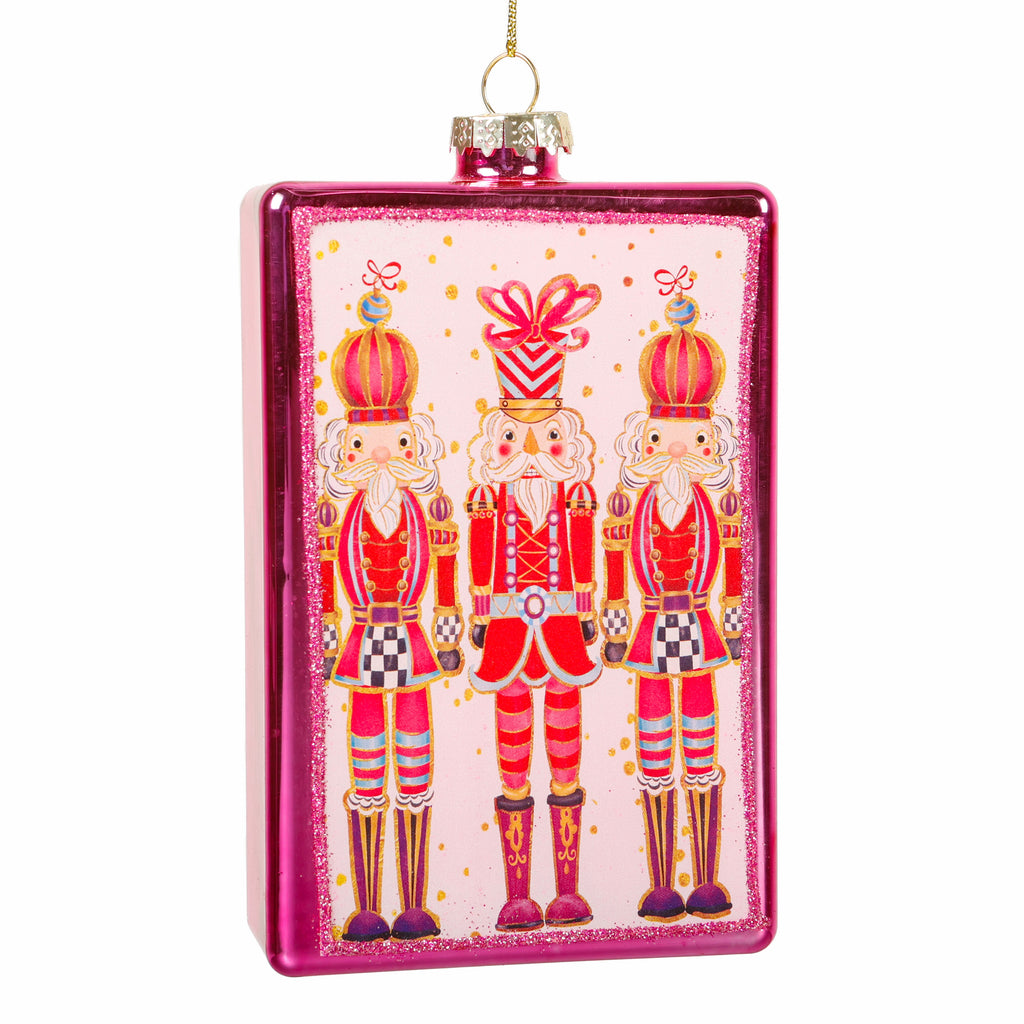 Glass Ornament W/Decal Style A