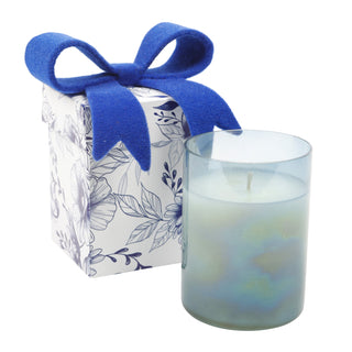 BLUE HYDRANGEA 8OZ SPRING Bow Box Candle (8033183531228)