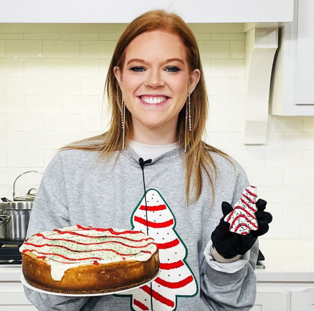 Guest Emma Bevill's Little Debbie Christmas Tree Cheesecake