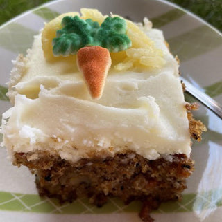 Miss Carroll’s Pineapple Carrot Cake with Cream Cheese/Butter Frosting