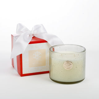 White Christmas 13 oz Candle in Red Box with Bow