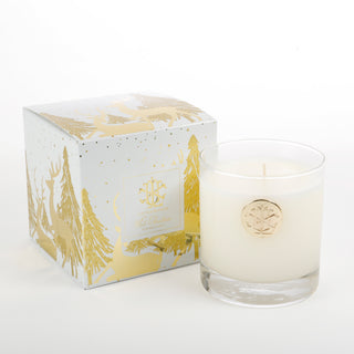 White Christmas 8 oz. Designer Box Candle