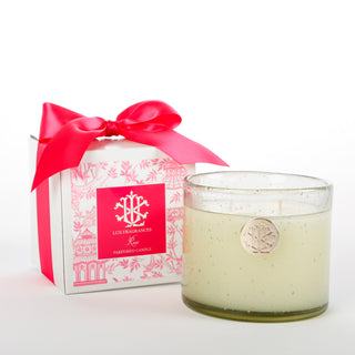 Rose 13 oz Candle in White Box with Bow