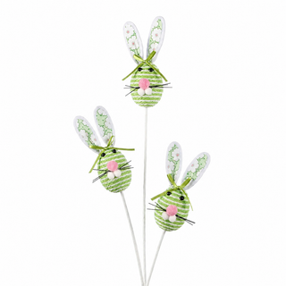 29" Easter Rabbit Stem Green