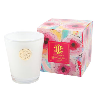 2024 Magnolia And Jasmine 8 oz. Designer Boxed Candle + Free Gift With Purchase*