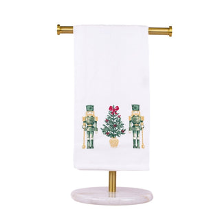 Watercolor Nutcracker Trio Hand Towel White/Multi 20x28
