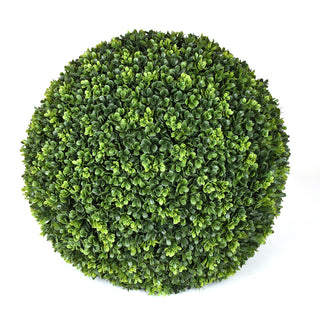 20IN UV Southern Boxwood Ball, Green