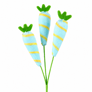 11.8" Easter Carrots Pick Blue F144