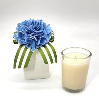 Blue Hydrangea 8 oz. Flower Box Candle