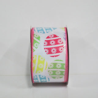 2.5""X10YD EASTER EGG RIBBON-MULTI