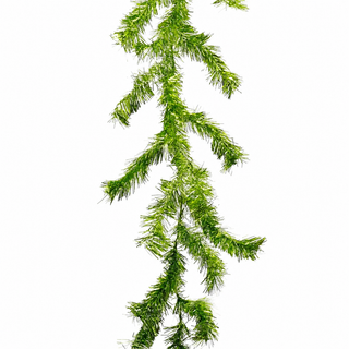 CHRISTMAS TINSEL GARLAND 72" Color Lime