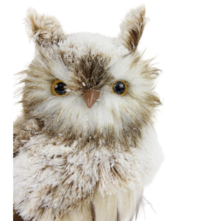 9.5IN Owl, Natural