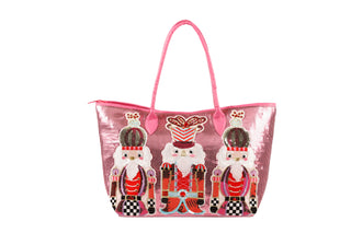 Pink Nutcracker Sparkle Bag 15.7" x 7.9" x 13"