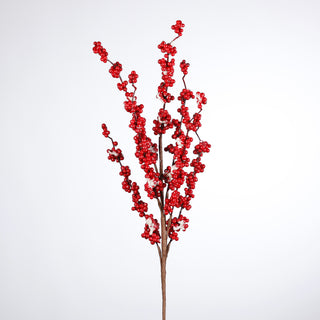 31" SNOWY RED BERRIES STEM