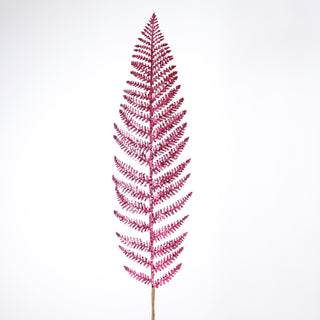 40" HOT PINK FERN FLORAL STEM