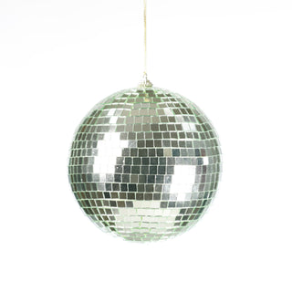 GRASS GREEN 150MM MIRROR BALL ORNAMENT