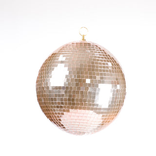 PINK 250MM MIRROR BALL ORNAMENT