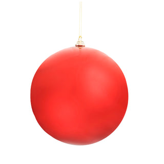 150MM SHINY RED HANGING  BALL