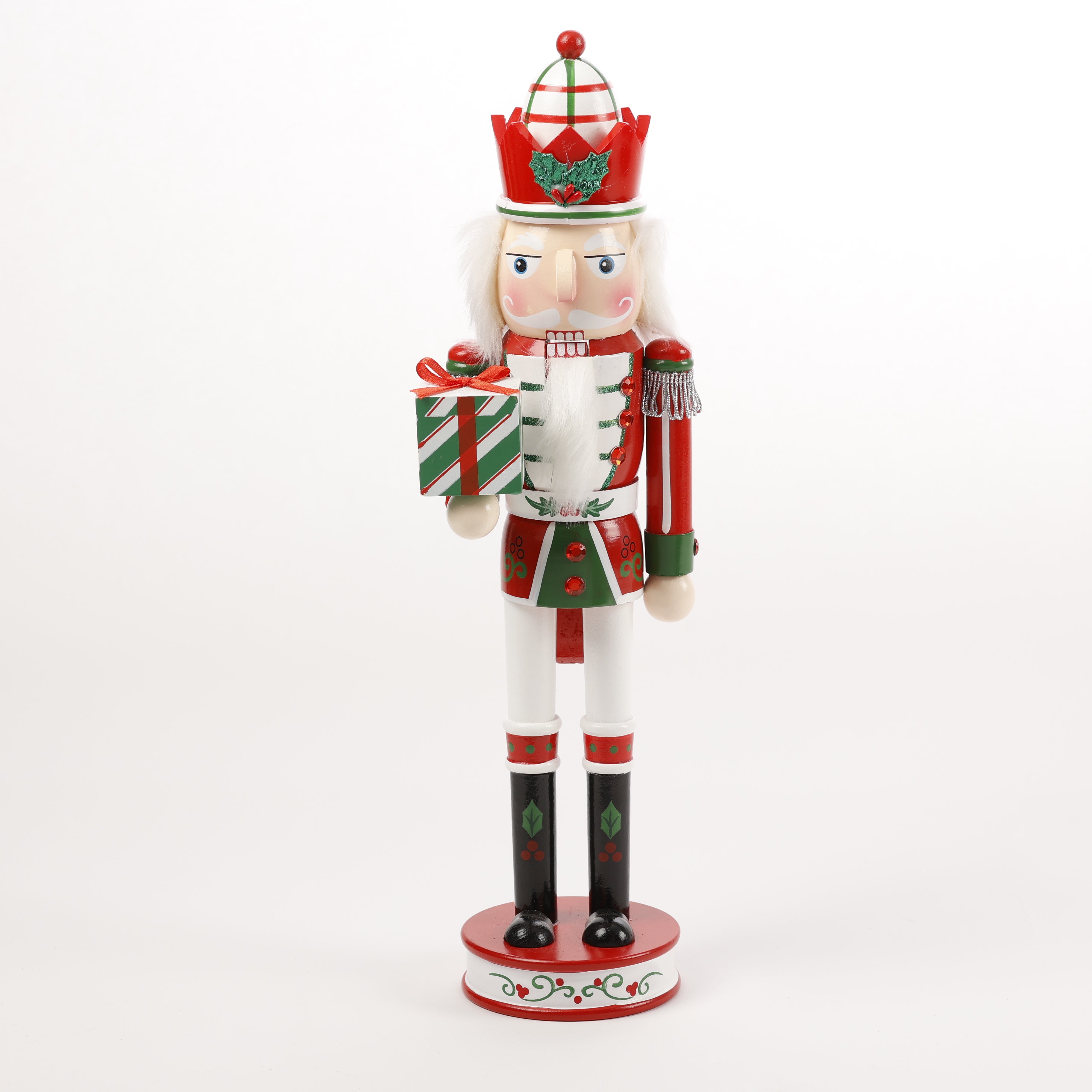 Clever Creations 14 Inch Female Graduate Nutcracker - Traditional Wooden Christmas Decor For Shelves