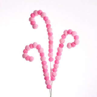 32" HOT PINK SPIRAL FLORAL SPRAY