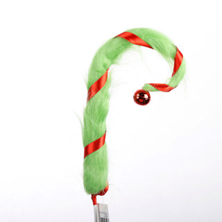 32" RED/GREEN ELF FLORAL STEM