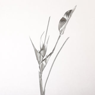 31" Silver Heliconia Spray