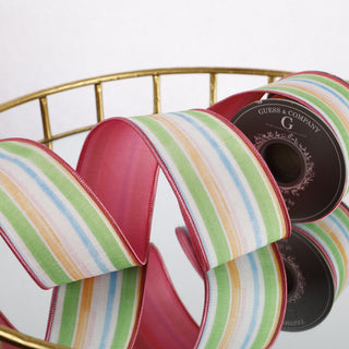 2.5" DIGITAL PRINT ON DUPION WITH PINK DUPION BACK PINK EDGE RIBBON
