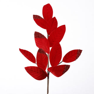 25" RED MAGNOLIA LEAF PICK