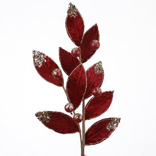 25.5" BURGUNDY LEAF SPRAY