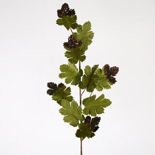 48" GREEN VELVET ANANTHUS LEAF SPRAY