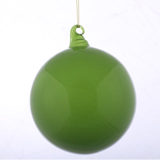 D 5" GLASS BALL ORN,3 ASST