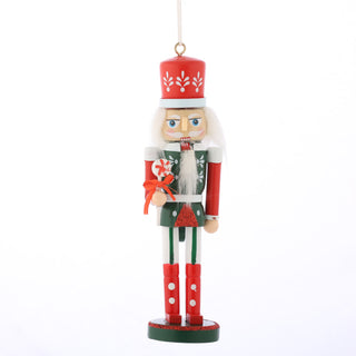 6" WOOD NUTCRACKER ORNAMENT STYLE C