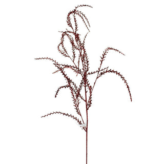 53IN Sequin Glitter Hanging Branch, Burgundy