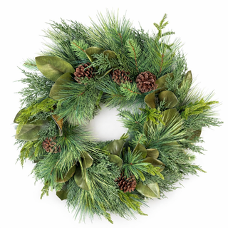 30" Home for Christmas with Magnolia Real Touch Wreath SHIPS 7/1/2026