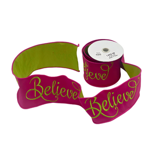 Ribbon v13 pink/green-Believe