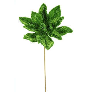 20IN Poinsettia Stem, Green
