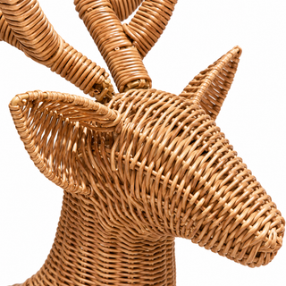 STANDING DEER- indoor/Outdoor Poly Rattan  (LEFT ONLY)