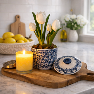 TULIPS IN CHINOISERIE GIFT SET