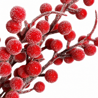 29" Sugared Berries Stem
