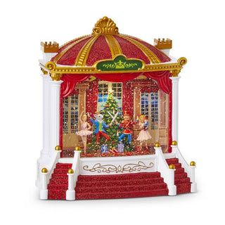 9.25" Nutcracker Ballet Musical Lighted Water Theatre