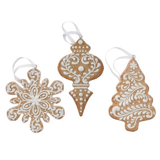 4.5" Gingerbread Ornament-Snowflake Only