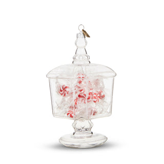 EC 6.5" Christmas Candy Jar Ornament