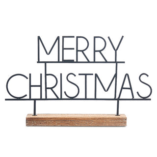 19.25" Merry Christmas Word Art