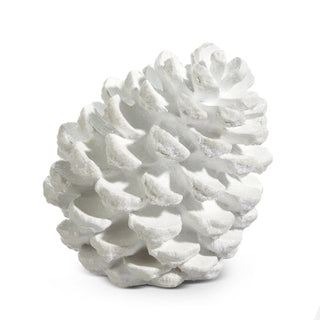 7.25" White Pinecone