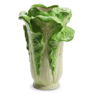 12.5" GREEN CABBAGE VASE