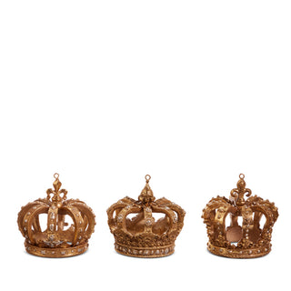 3.5" Gold Crown Ornament ( CENTER ONLY)
