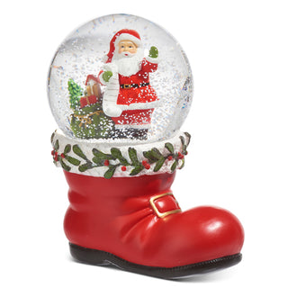 6.5" Santa Water Globe in Santa's Boot