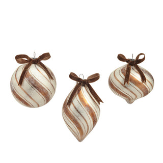 4" Gingerbread Swirl Ornament-Double Point Only