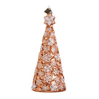 EC 7.25" Gingerbread Tree Ornament