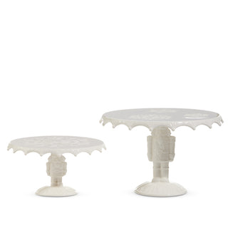 4.5"H X 8.5"D Nutcracker Pedestal-WHITE